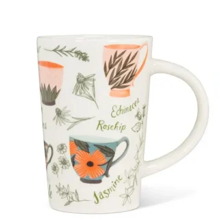 Abbott Tall Bone China Mug 14oz Tea Garden - Little Painter Art | Exploring the Endless Possibilities of Art Sale