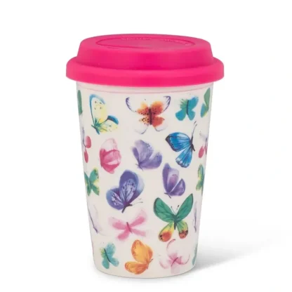 Abbott Travel Mug 12oz Butterflies - Little Painter Art | Exploring the Endless Possibilities of Art Online