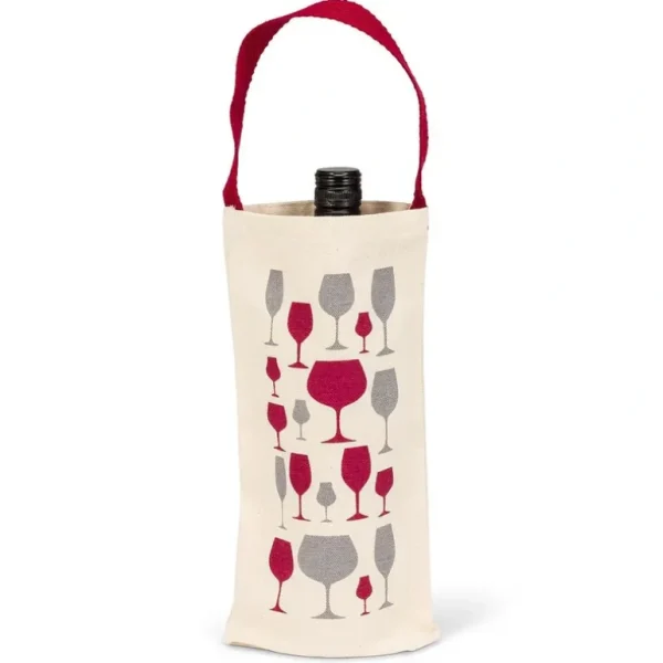 Abbott Wine Bottle Tote Bag - Wine Glasses - Little Painter Art | Exploring the Endless Possibilities of Art Online