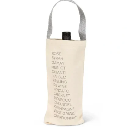 Abbott Wine Bottle Tote Bag - Wine Varietals - Little Painter Art | Exploring the Endless Possibilities of Art Discount