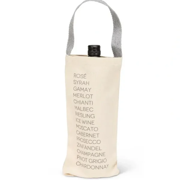 Abbott Wine Bottle Tote Bag - Wine Varietals - Little Painter Art | Exploring the Endless Possibilities of Art Discount
