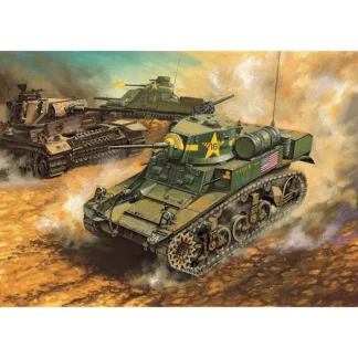 Academy 1/35 U.S. M3A1 STUART LIGHT TANK - Little Painter Art | Exploring the Endless Possibilities of Art Best Sale