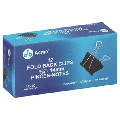 Acme Foldback Clips 9/16" Pack of 12 - Little Painter Art | Exploring the Endless Possibilities of Art Discount