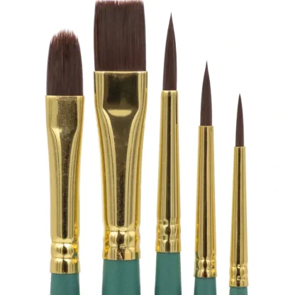 Acrylic Brush Set of 5 Brushes - Little Painter Art | Exploring the Endless Possibilities of Art 1Set Sale