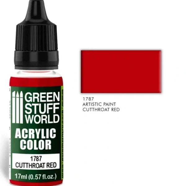 Acrylic Color CUTTHROAT RED - Little Painter Art | Exploring the Endless Possibilities of Art Store