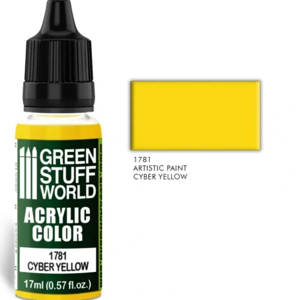 Acrylic Color CYBER YELLOW - Little Painter Art | Exploring the Endless Possibilities of Art Best
