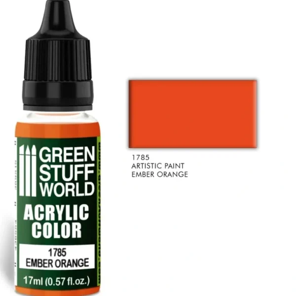 Acrylic Color EMBER ORANGE - Little Painter Art | Exploring the Endless Possibilities of Art Clearance