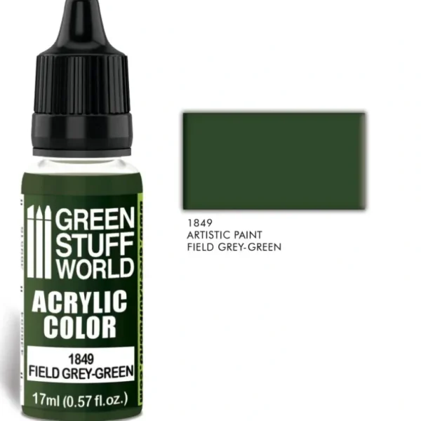 Acrylic Color FIELD GREEN-GREY - Little Painter Art | Exploring the Endless Possibilities of Art Fashion