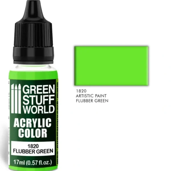 Acrylic Color FLUBBER GREEN - Little Painter Art | Exploring the Endless Possibilities of Art Discount