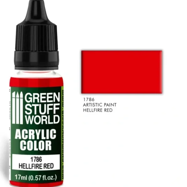 Acrylic Color HELLFIRE RED - Little Painter Art | Exploring the Endless Possibilities of Art Best
