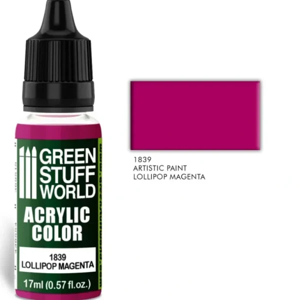 Acrylic Color LOLLIPOP MAGENTA - Little Painter Art | Exploring the Endless Possibilities of Art Online