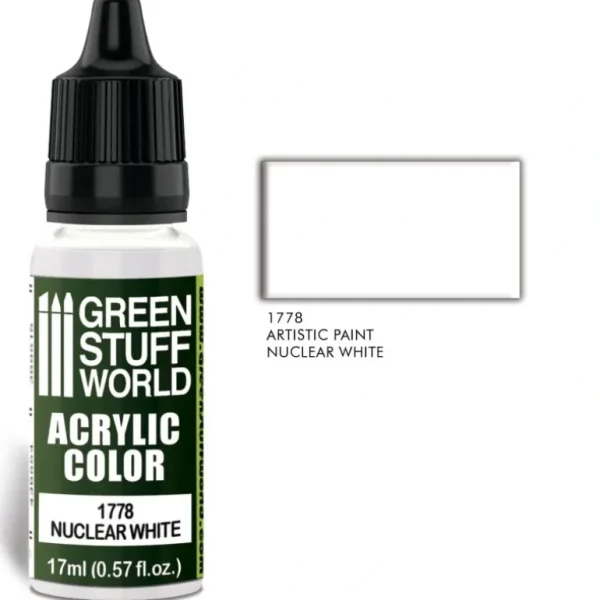 Acrylic Color NUCLEAR WHITE - Little Painter Art | Exploring the Endless Possibilities of Art Fashion