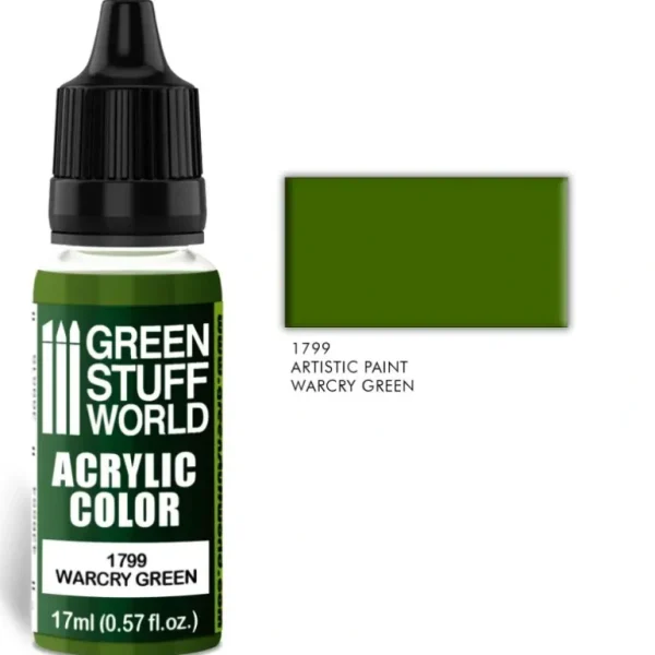 Acrylic Color WARCRY GREEN - Little Painter Art | Exploring the Endless Possibilities of Art Shop