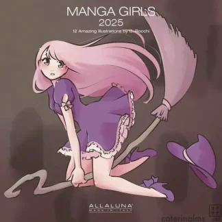 Allaluna 2025 Wall Calendar - Manga Girls - Little Painter Art | Exploring the Endless Possibilities of Art Discount