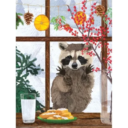 Allport Editions Boxed Holiday Cards 10pk Hearth Raccoon - Little Painter Art | Exploring the Endless Possibilities of Art Hot
