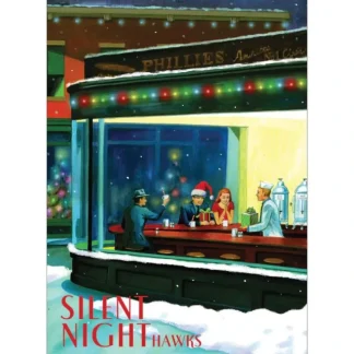 Allport Editions Boxed Holiday Cards 12pk Silent Nighthawks - Little Painter Art | Exploring the Endless Possibilities of Art Best Sale