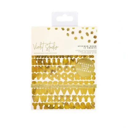 Alphabet & Numerals Sticker Book 12pk - Violet Studios - Little Painter Art | Exploring the Endless Possibilities of Art Online