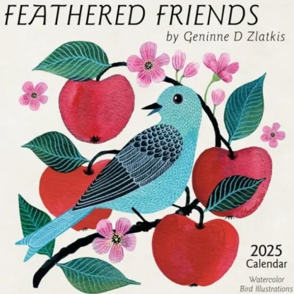Amber Lotus 2025 Wall Calendar - Feathered Friends - Little Painter Art | Exploring the Endless Possibilities of Art Discount