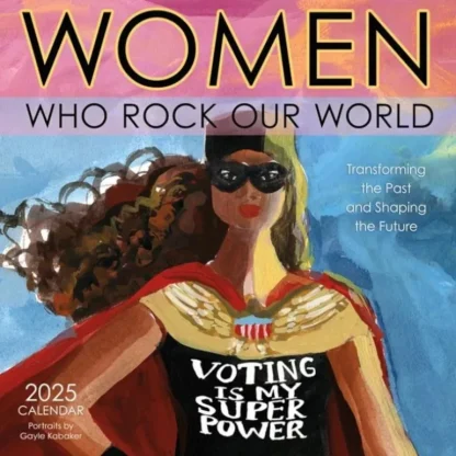Amber Lotus 2025 Wall Calendar - Women Who Rock Our World - Little Painter Art | Exploring the Endless Possibilities of Art Shop