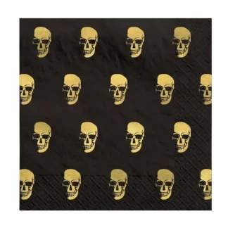 Amscan Beverage Napkins 16pk Glam Boneyard - Little Painter Art | Exploring the Endless Possibilities of Art Hot