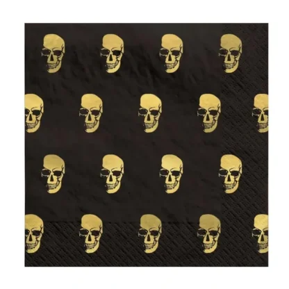 Amscan Beverage Napkins 16pk Glam Boneyard - Little Painter Art | Exploring the Endless Possibilities of Art Hot