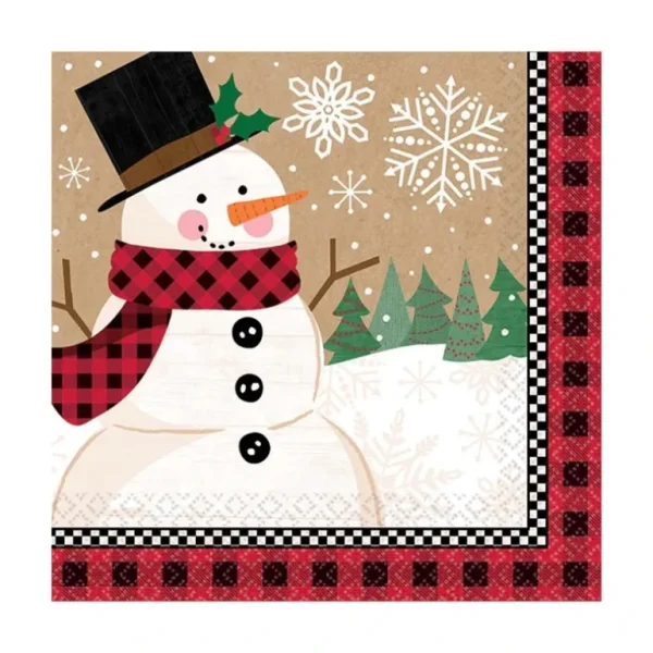 Amscan Beverage Napkins 16pk Winter Wonderland - Little Painter Art | Exploring the Endless Possibilities of Art Fashion