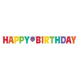 Amscan Birthday Banner - Giant Rainbow Letters - Little Painter Art | Exploring the Endless Possibilities of Art Cheap