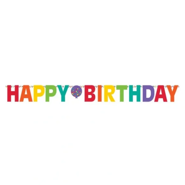 Amscan Birthday Banner - Giant Rainbow Letters - Little Painter Art | Exploring the Endless Possibilities of Art Cheap