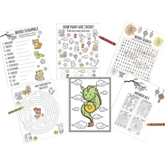 Amscan Chinese New Year Activity Sheets - Little Painter Art | Exploring the Endless Possibilities of Art Fashion