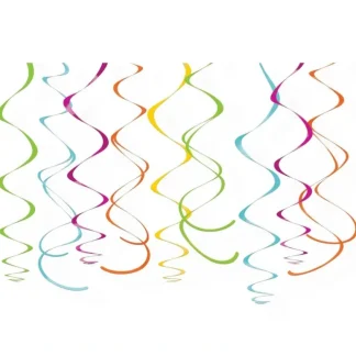 Amscan Colourful Plastic Swirl Decorations - Little Painter Art | Exploring the Endless Possibilities of Art Best Sale
