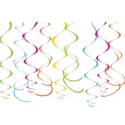 Amscan Colourful Plastic Swirl Decorations - Little Painter Art | Exploring the Endless Possibilities of Art Best Sale