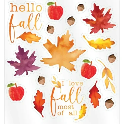Amscan Fresh Autumn Window Clings - Little Painter Art | Exploring the Endless Possibilities of Art Outlet