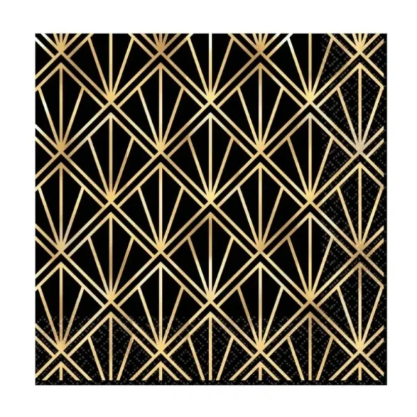 Amscan Glitz & Glam Hot-Stamped Beverage Napkins 16pk - Little Painter Art | Exploring the Endless Possibilities of Art Cheap