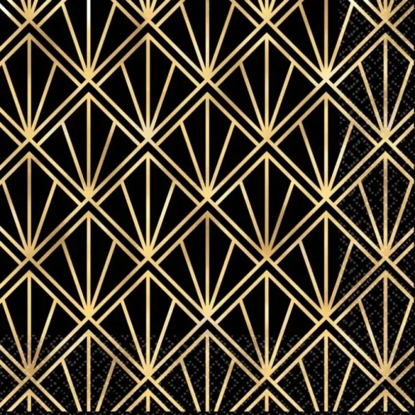 Amscan Glitz & Glam Hot-Stamped Lunch Napkins 16pk - Little Painter Art | Exploring the Endless Possibilities of Art Best