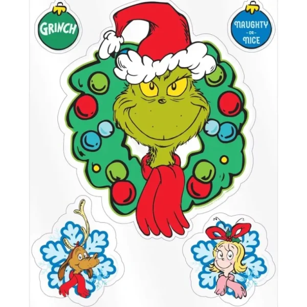 Amscan Grinch Window Decorations - Little Painter Art | Exploring the Endless Possibilities of Art Discount