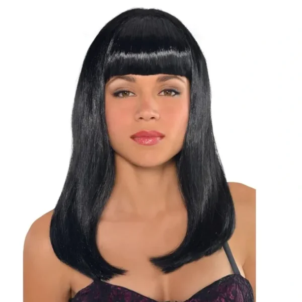 Amscan Halloween Costume Wig - Black Electra - Little Painter Art | Exploring the Endless Possibilities of Art Store