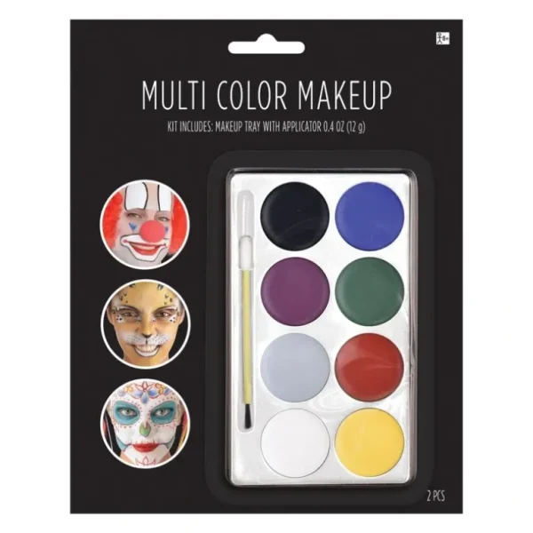 Amscan Halloween Makeup - Multi-Colour Pallete Kit - Little Painter Art | Exploring the Endless Possibilities of Art New