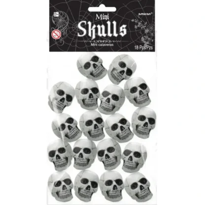 Amscan Halloween Mini Skulls 18pk - Little Painter Art | Exploring the Endless Possibilities of Art Store