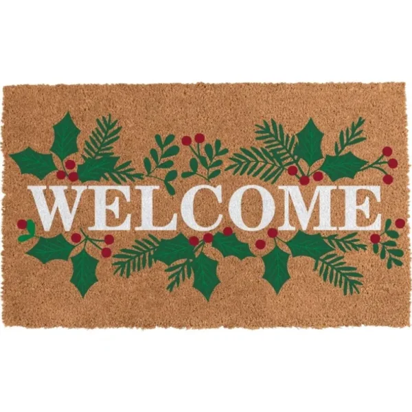 Amscan Holiday Doormat - Welcome Holly - Little Painter Art | Exploring the Endless Possibilities of Art Flash Sale