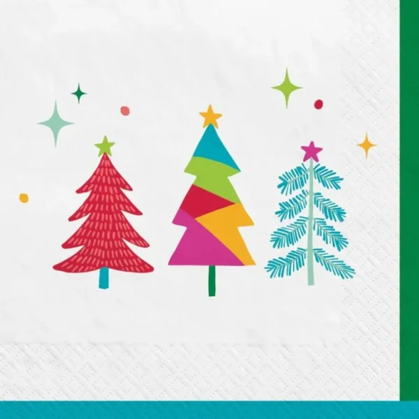 Amscan Lunch Napkins 40pk - Merry Everything - Little Painter Art | Exploring the Endless Possibilities of Art Online