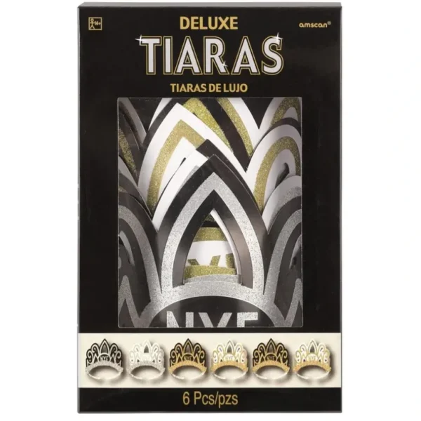 Amscan New Years Deluxe Party Tiaras 6pk - Little Painter Art | Exploring the Endless Possibilities of Art Cheap