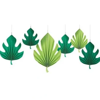 Amscan Palm Leaf Fans Hanging Decorations 6pk - Little Painter Art | Exploring the Endless Possibilities of Art Hot