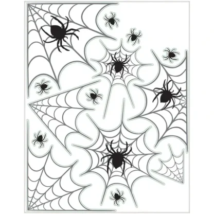 Amscan Spiderweb Window Clings - Little Painter Art | Exploring the Endless Possibilities of Art Best