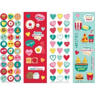 Amscan Valentine Stickers 36-sheets - Icons & Treats - Little Painter Art | Exploring the Endless Possibilities of Art Online