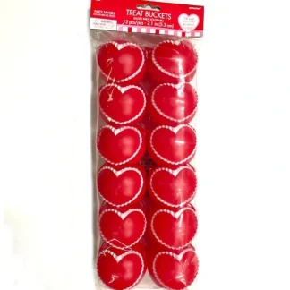Amscan Valentine's Heart Treat Buckets 12pk - Little Painter Art | Exploring the Endless Possibilities of Art Cheap