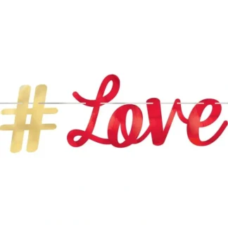Amscan Valentines Love Letter Red & Gold Banner - Little Painter Art | Exploring the Endless Possibilities of Art Cheap