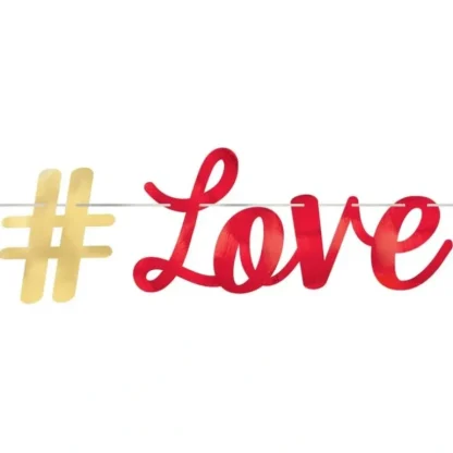 Amscan Valentines Love Letter Red & Gold Banner - Little Painter Art | Exploring the Endless Possibilities of Art Cheap