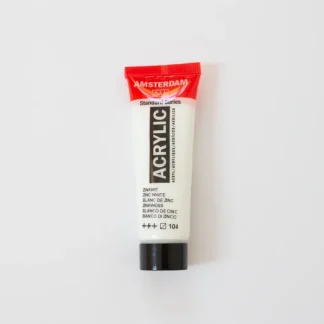 Amsterdam Acryl verf 20ml 104 Zinkwit - Little Painter Art | Exploring the Endless Possibilities of Art Online