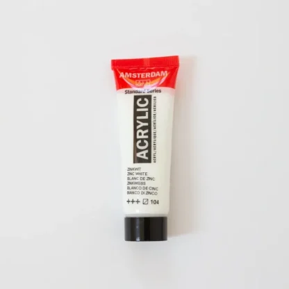 Amsterdam Acryl verf 20ml 104 Zinkwit - Little Painter Art | Exploring the Endless Possibilities of Art Online