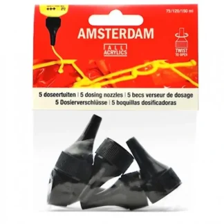 Amsterdam Dosing Writer Bottle Tips 5pk - Little Painter Art | Exploring the Endless Possibilities of Art Hot